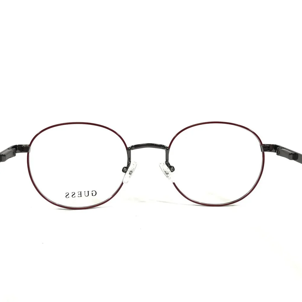 Guess Eyeglasses Frames GU1969 006 Grey Round Full Wire Rim 50-21-145